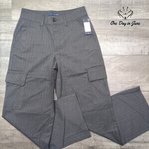 Tommy Hilfiger Striped Wide Leg Cargo Pants Size 2
